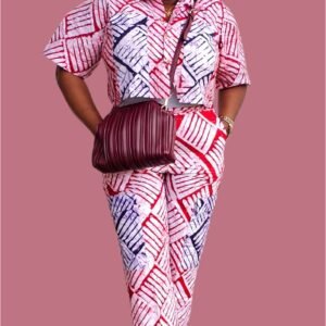 Premium multi-colored 2-piece Women's Crop Top and Pant  - Image 1