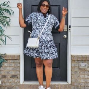Ankara Print Dress - Image 1