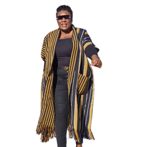 Vintage Aso-Oke Kimono - Image 1