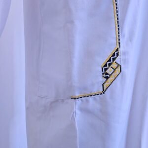 Equisite White African 2 Piece Long Sleeve - Image 2