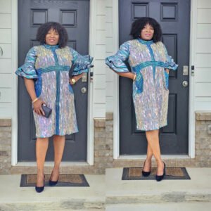 Fully Stoned Senegalese Short Dress - Image 1