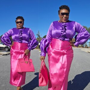 Pink Clara Women's Skirt and Blouse - Image 5
