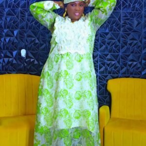 Molabake African Women's Lace Kaftan - Image 1