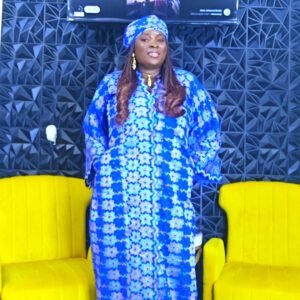 Asake African Women's Lace Kaftan - Image 1