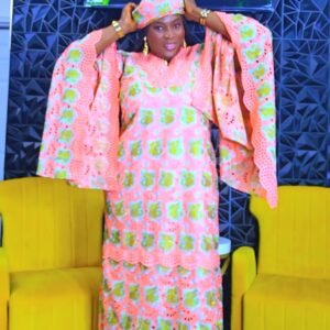 Gentle Lady African Women's Lace Kaftan - Image 6