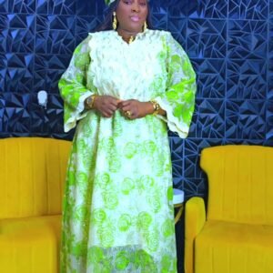 Molabake African Women's Lace Kaftan - Image 2