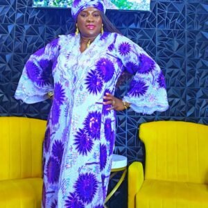 Sissy African Women's Lace Kaftan - Image 5