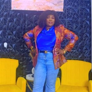 Chi African Women's Adire Blazer - Image 3