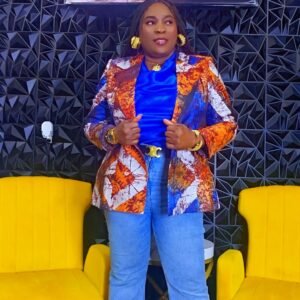Keji African Adire Blazer - Image 1