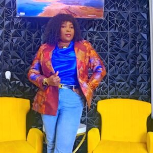 Chi African Women's Adire Blazer - Image 1