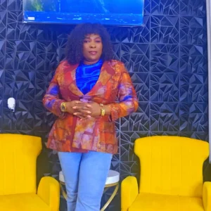 Chi African Women's Adire Blazer - Image 2