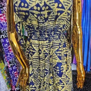 Soft Adire Strap Dress - Image 2