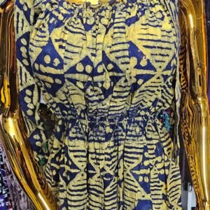 Soft Adire Strap Dress - Image 3